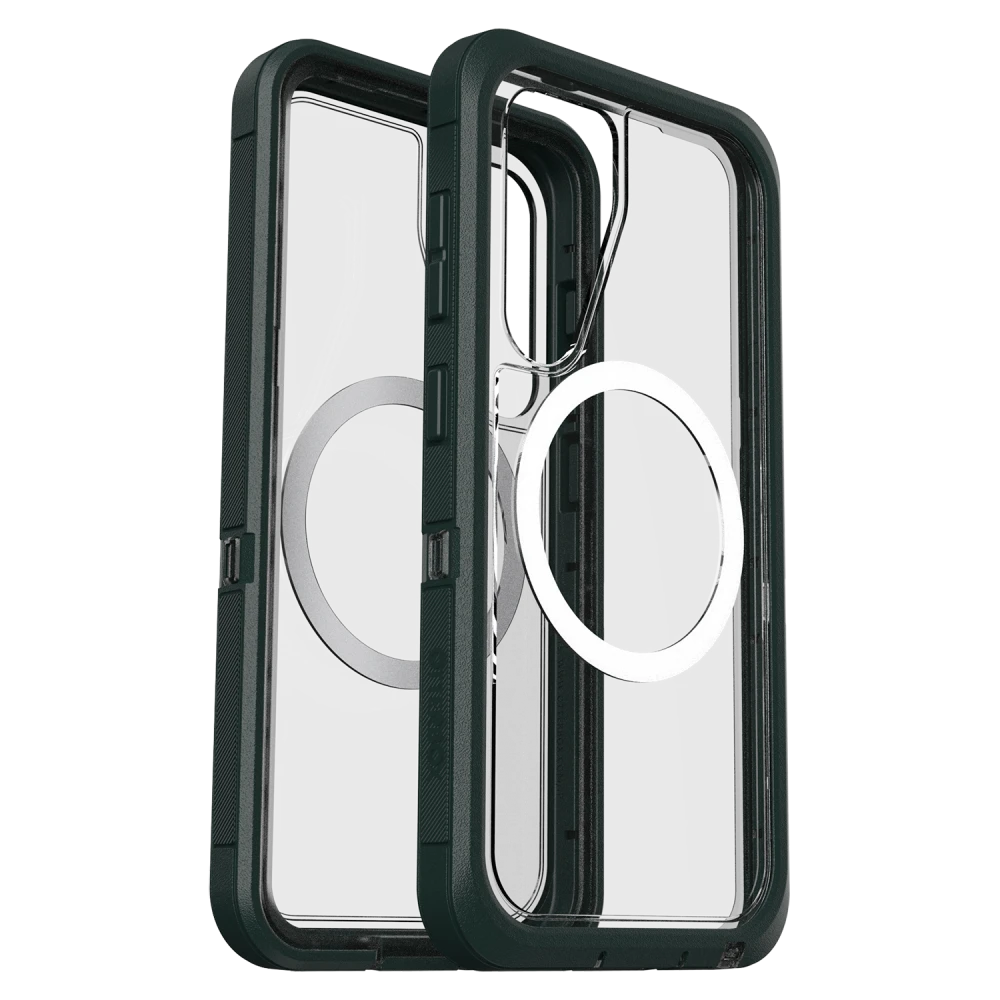 OtterBox - Defender Pro XT Clear Magnetic Case for Samsung Galaxy S25 - Sagebrush Green