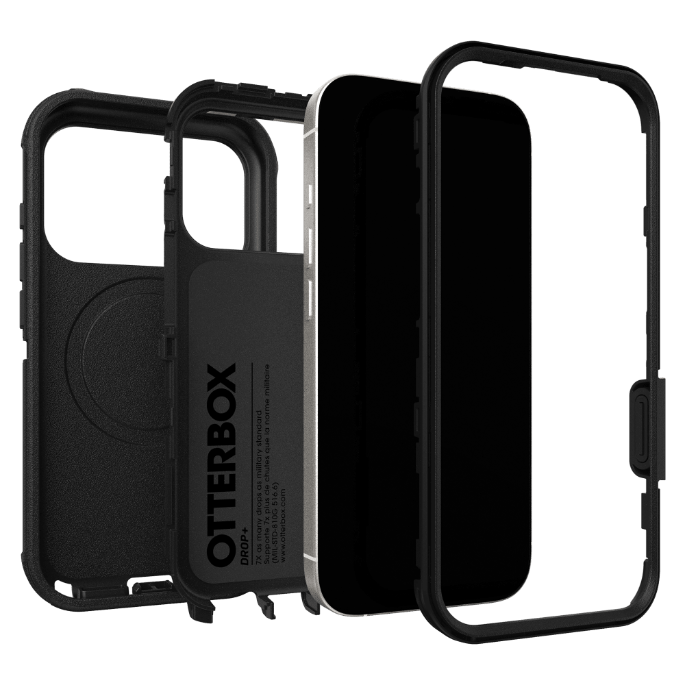 OtterBox - Defender Pro MagSafe Case with Camera Control for Apple iPhone 17 Pro - Black