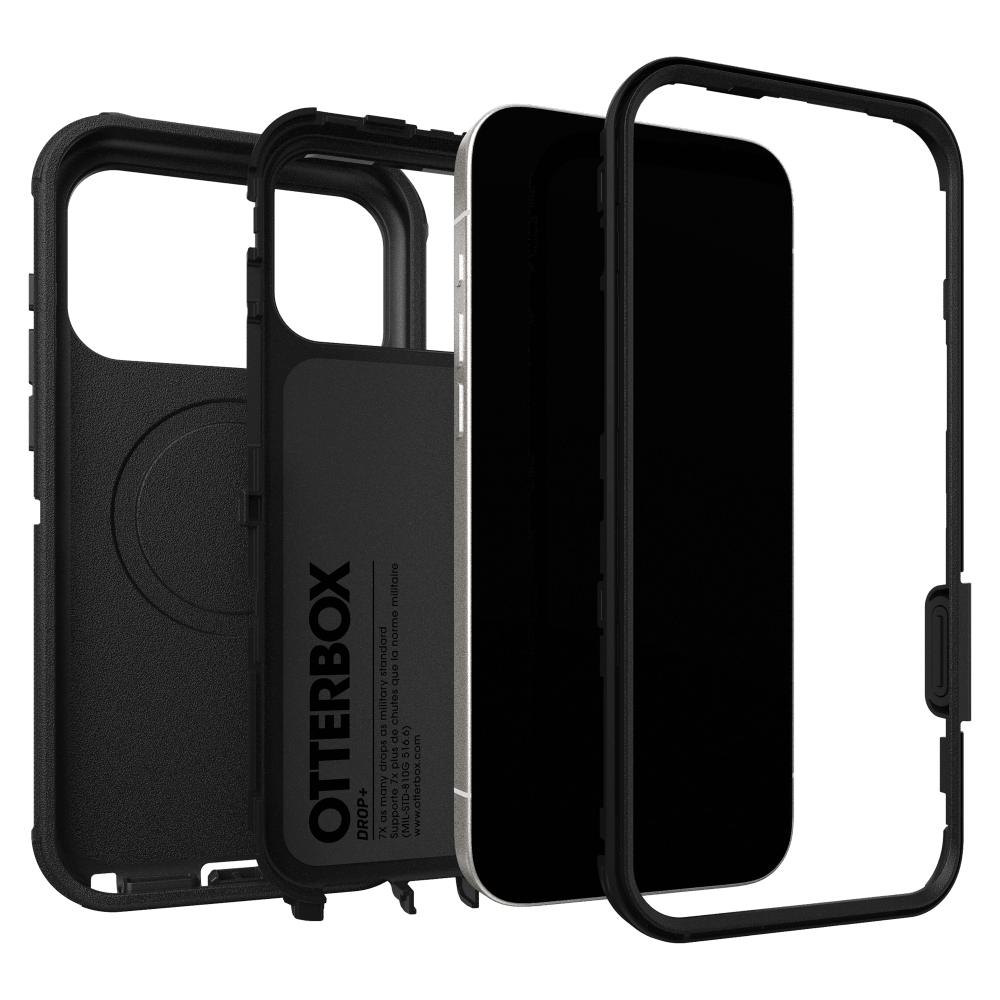 OtterBox - Defender Pro MagSafe Case with Camera Control for Apple iPhone 17 Pro Max - Black
