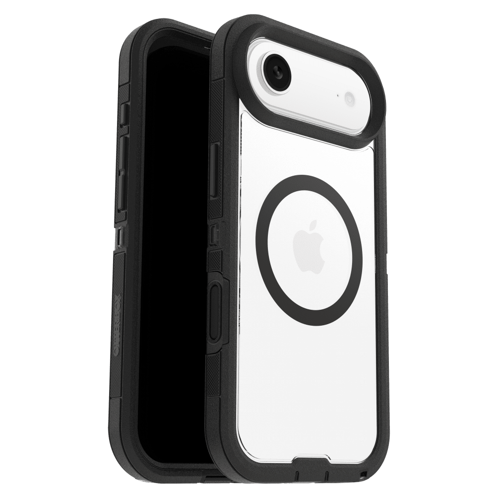 OtterBox - Defender XT Pro Clear MagSafe Case with Camera Control for Apple iPhone Air - Dark Side