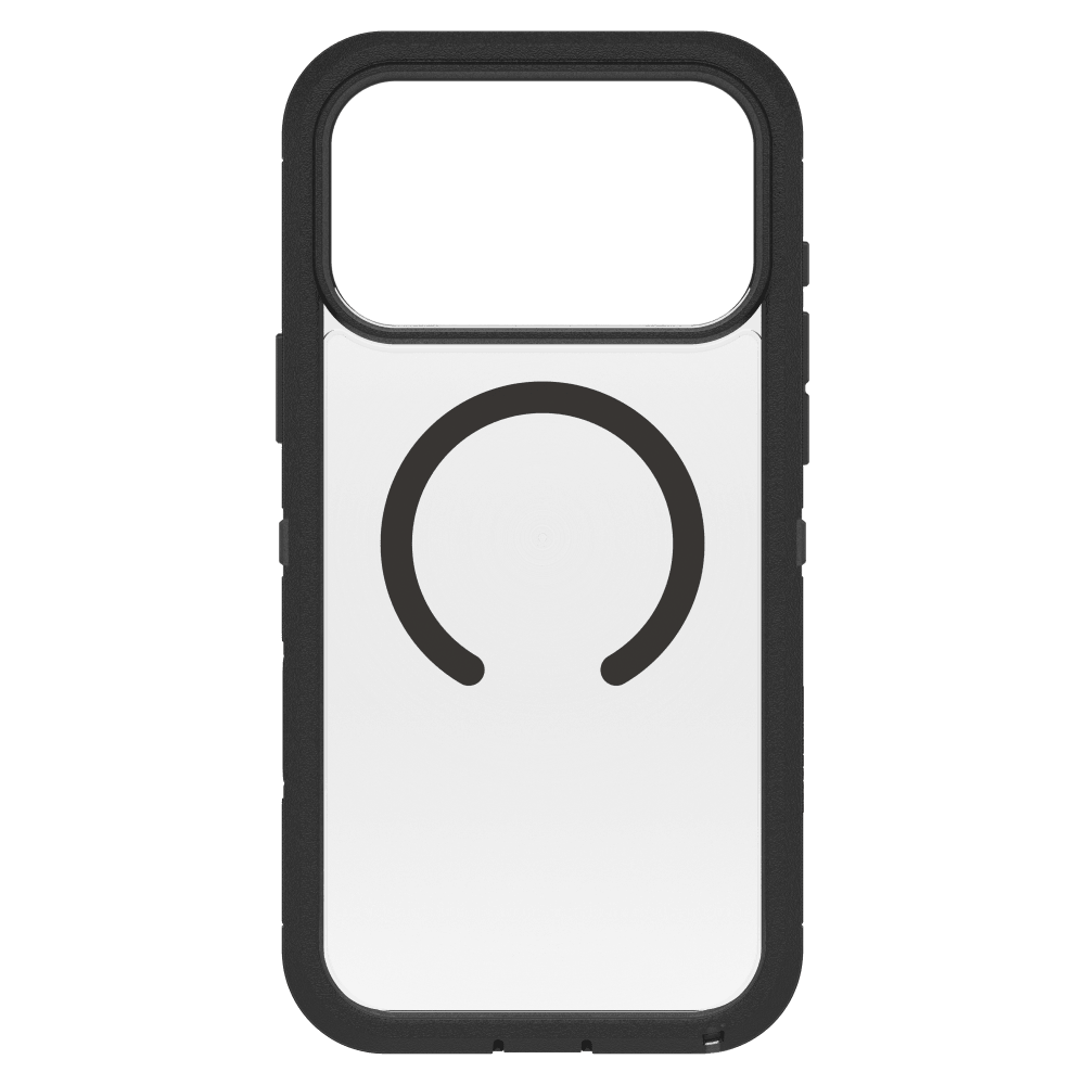 OtterBox - Defender XT Pro Clear MagSafe Case with Camera Control for Apple iPhone 17 Pro Max - Dark Side