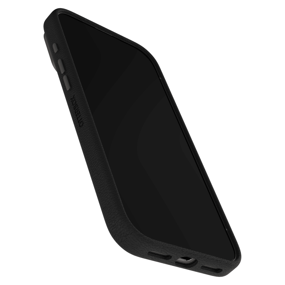 OtterBox - Symmetry Cactus Leather MagSafe Case with Camera Control for Apple iPhone 17 Pro Max - Noir Ash