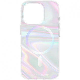 Case-Mate - Soap Bubble MagSafe Case for Apple iPhone 16 Pro - Iridescent
