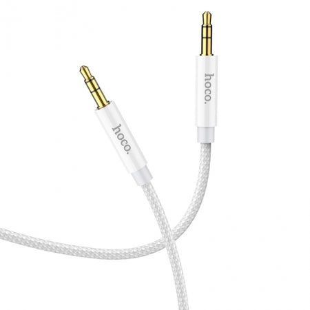 HOCO UPA19 1M Dual 3.5mm AUX Audio Cable Silver