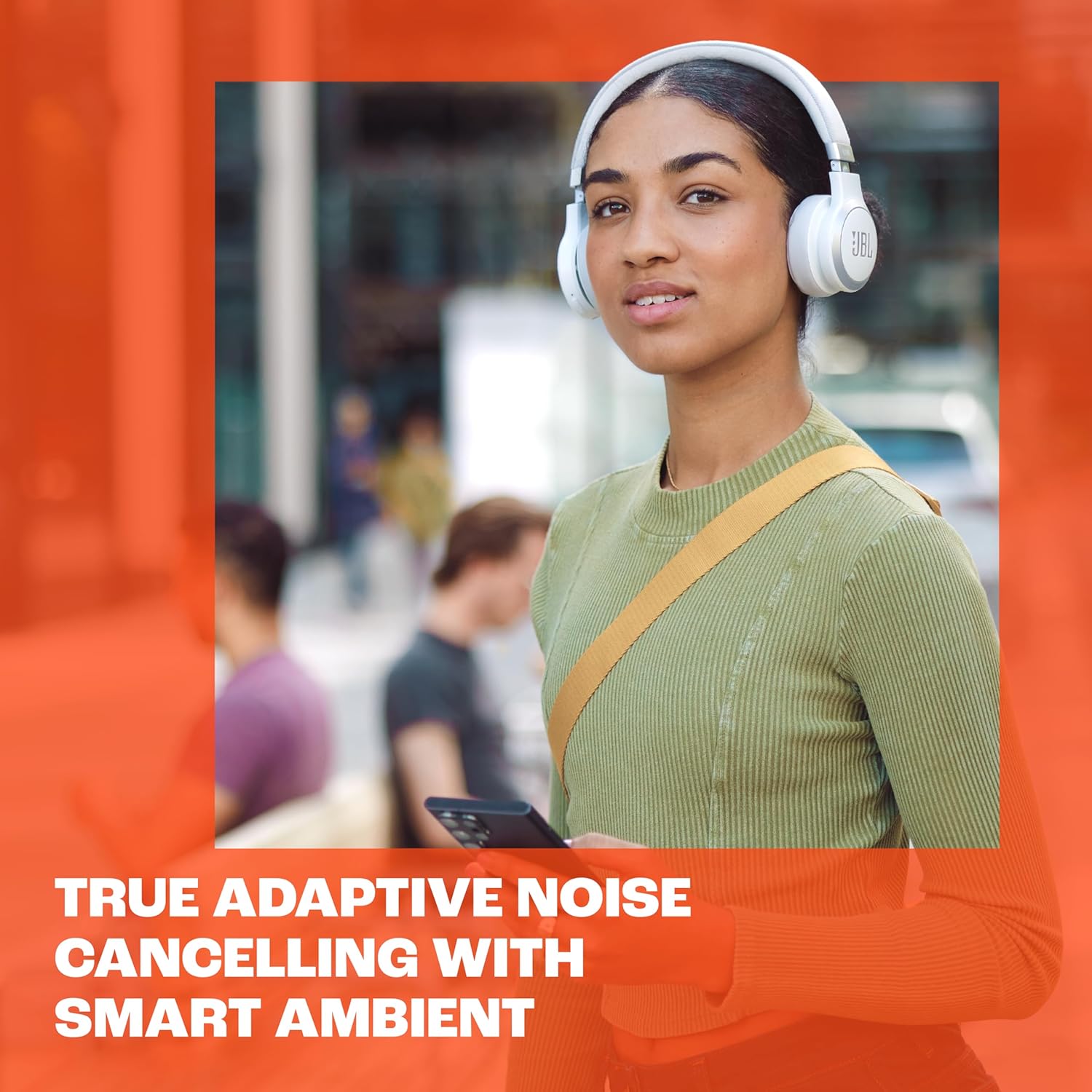 JBL TUNE 670NC - Adaptive Noise Cancelling with Smart Ambient Wireless On-Ear Headphones