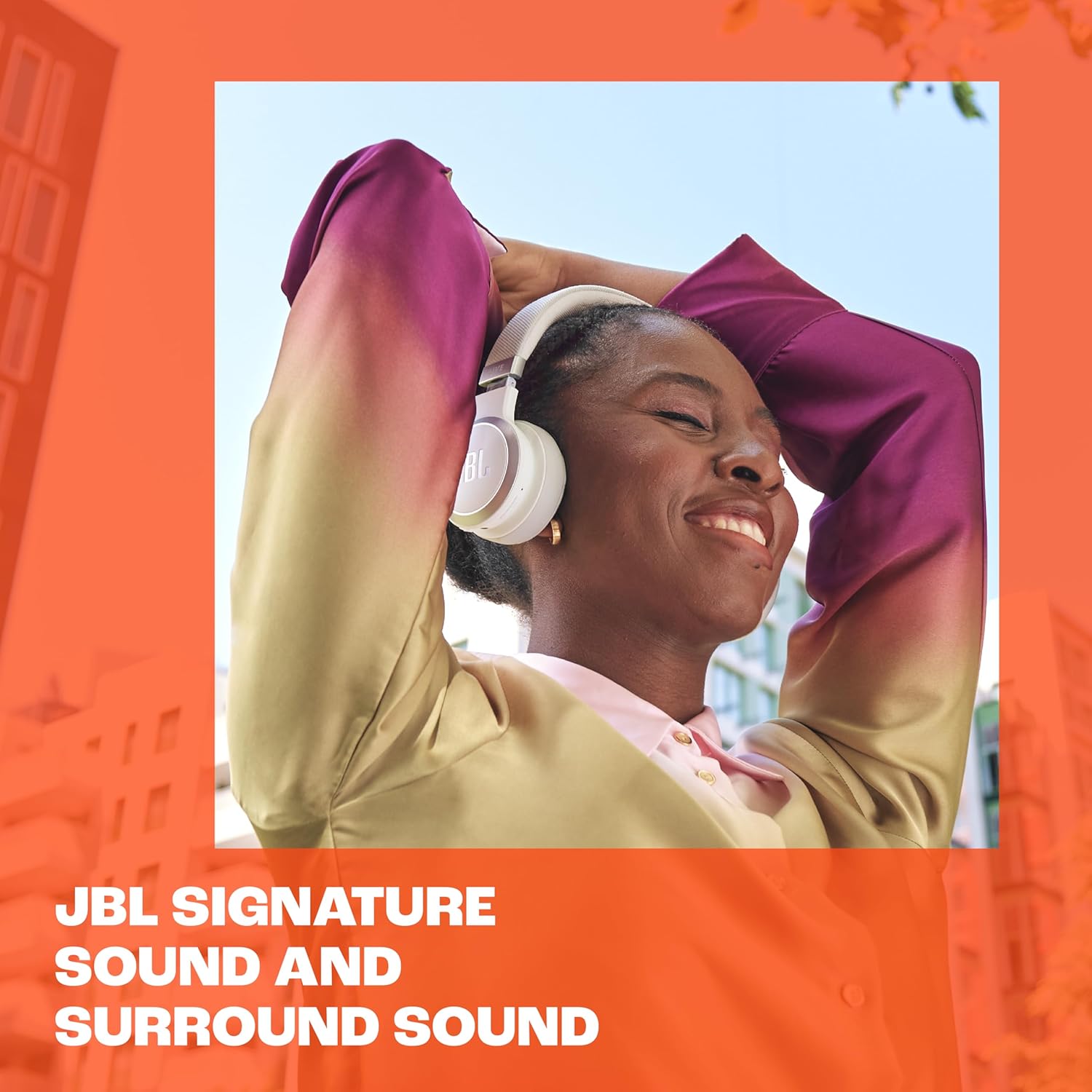 JBL TUNE 670NC - Adaptive Noise Cancelling with Smart Ambient Wireless On-Ear Headphones