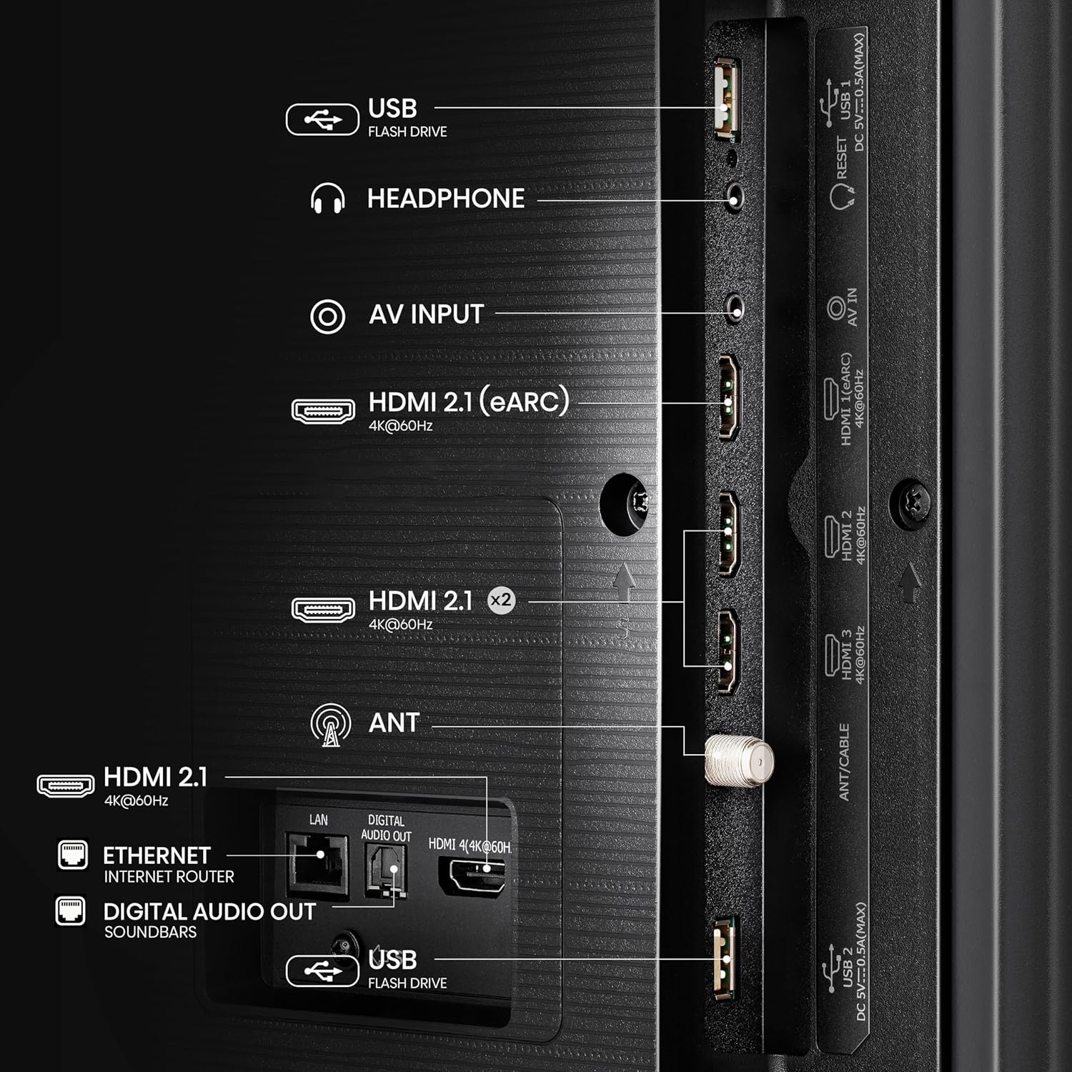 Hisense U6N 85" 4K UHD ULED Mini-LED Google Smart TV (2024)