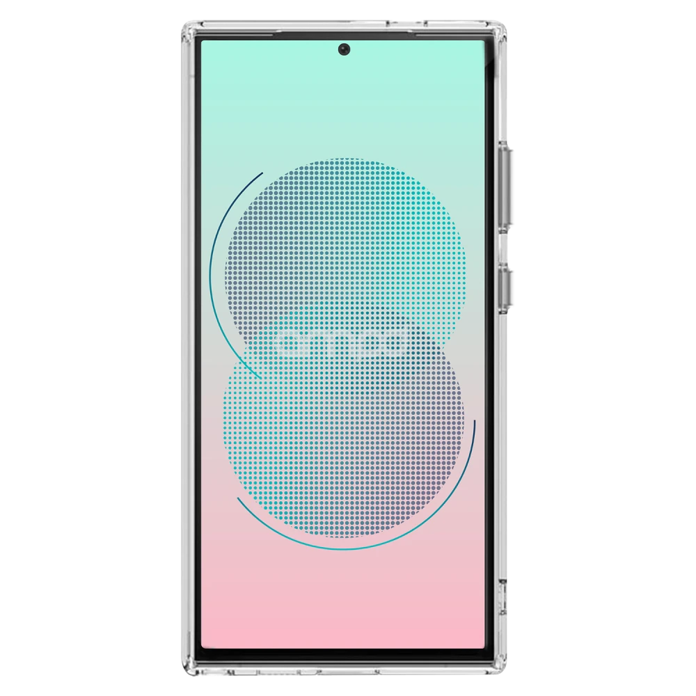 AMPD - TPU / Acrylic Crystal Clear Case with Mag Ring for Samsung Galaxy S25 Ultra