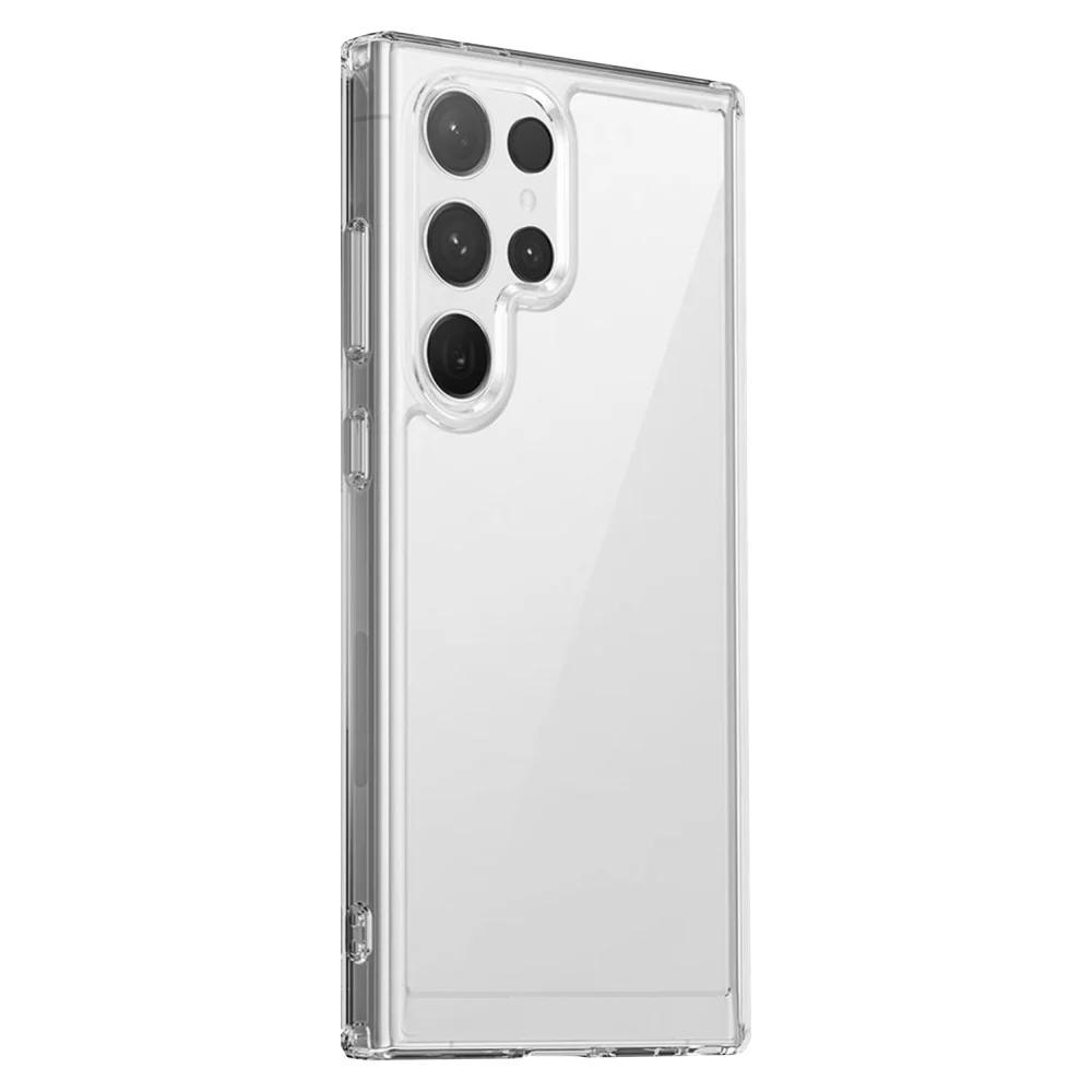 AMPD - TPU / Acrylic Crystal Clear Case with Mag Ring for Samsung Galaxy S25 Ultra