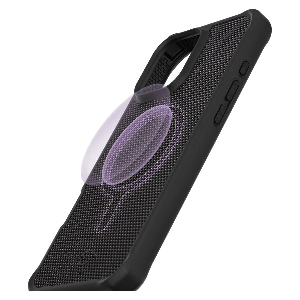 ITSKINS - Ballistic_R Nylon MagSafe Case for Apple iPhone 16 Pro - Black