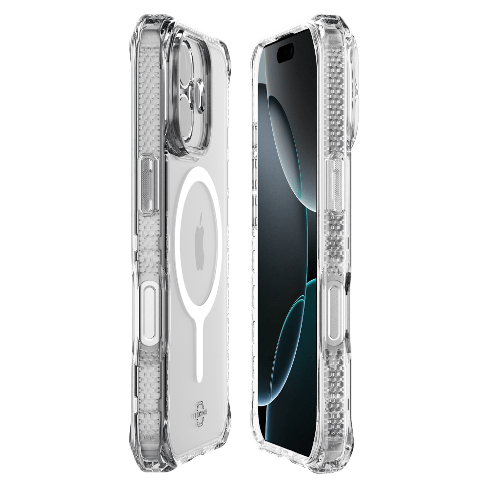 ITSKINS - Hybrid_R Clear MagSafe Case for Apple iPhone 17 - Transparent