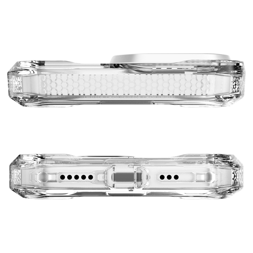 ITSKINS - Supreme_R Clear MagSafe Case for Apple iPhone 17 - Transparent White Print