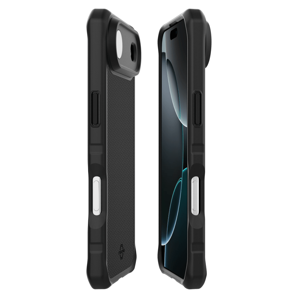 ITSKINS - Hybrid_R Nylon MagSafe Case for Apple iPhone Air - Black