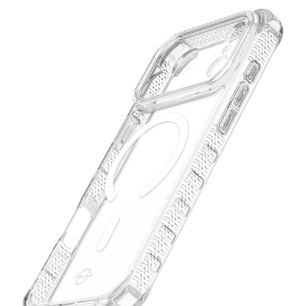 ITSKINS - Hybrid_R Clear MagSafe Case for Apple iPhone 17 Pro Max - Transparent