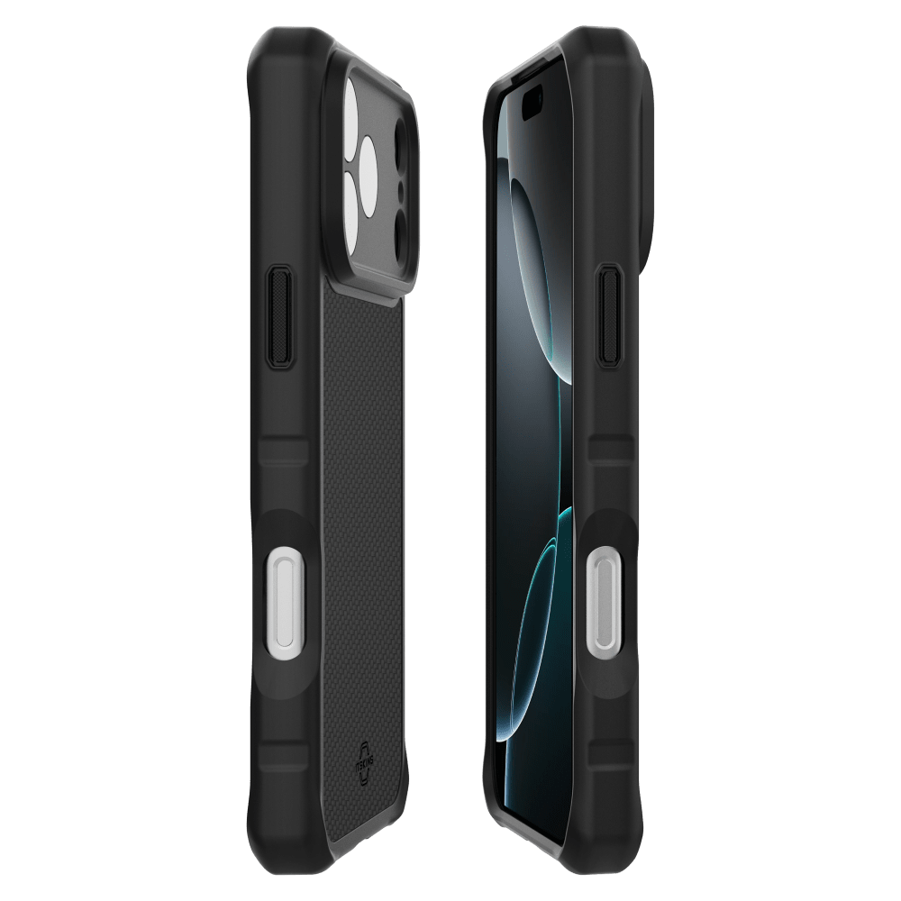 ITSKINS - Hybrid_R Nylon MagSafe Case for Apple iPhone 17 Pro - Black