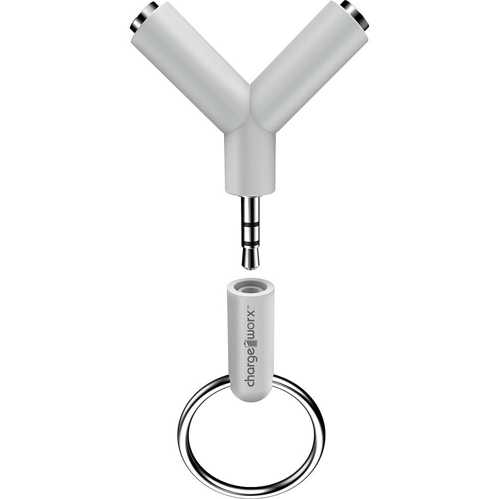 Chargeworx 2-Way Headphone Splitter