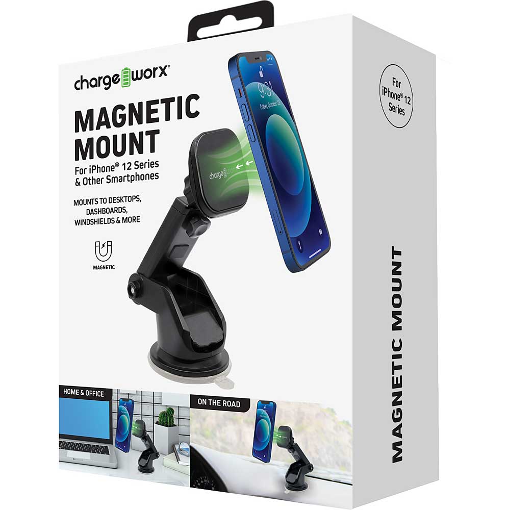 Chargeworx Universal Magnetic Suction Cup Mount