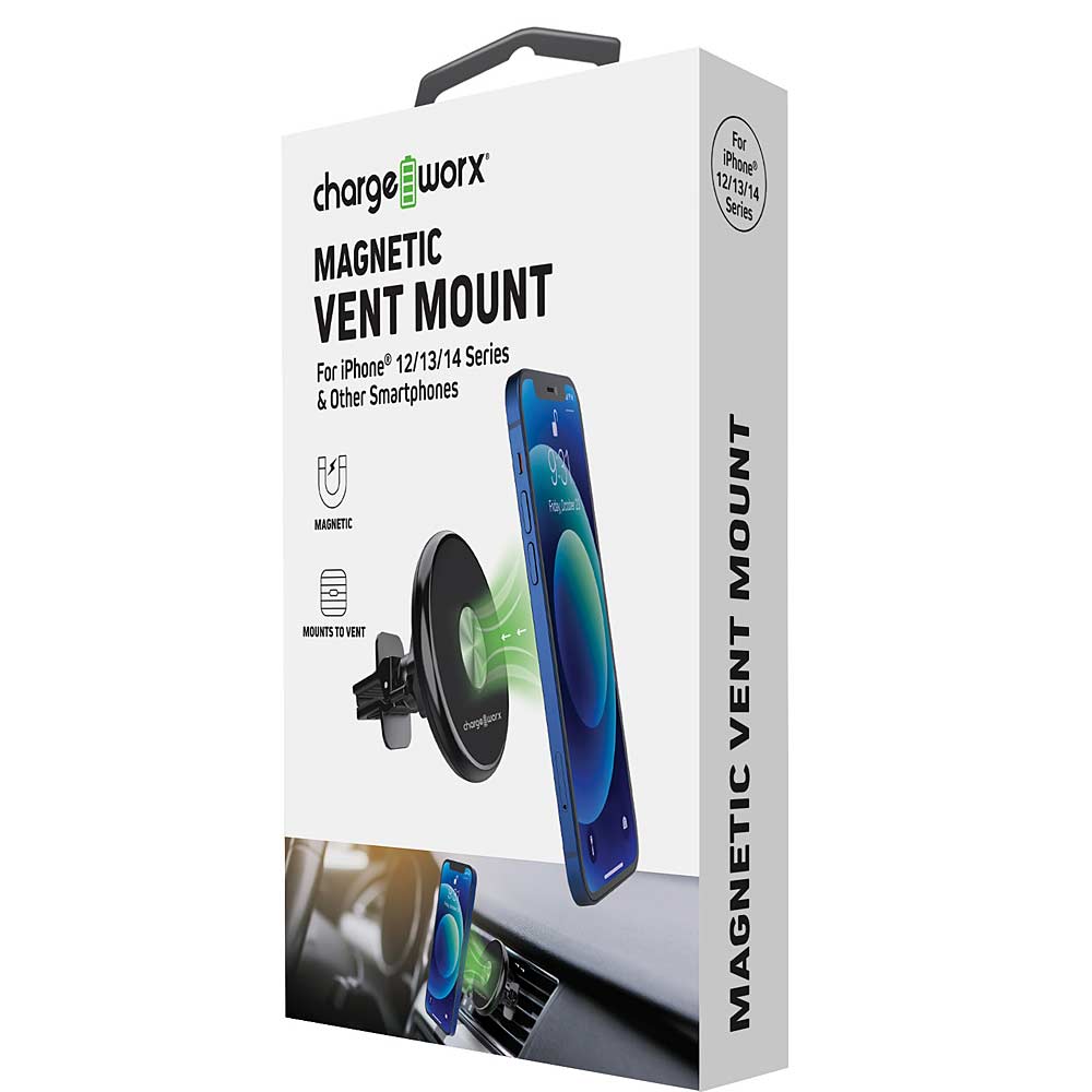 Chargeworx Magnetic Vent Mount for iPhone and other Smartphones