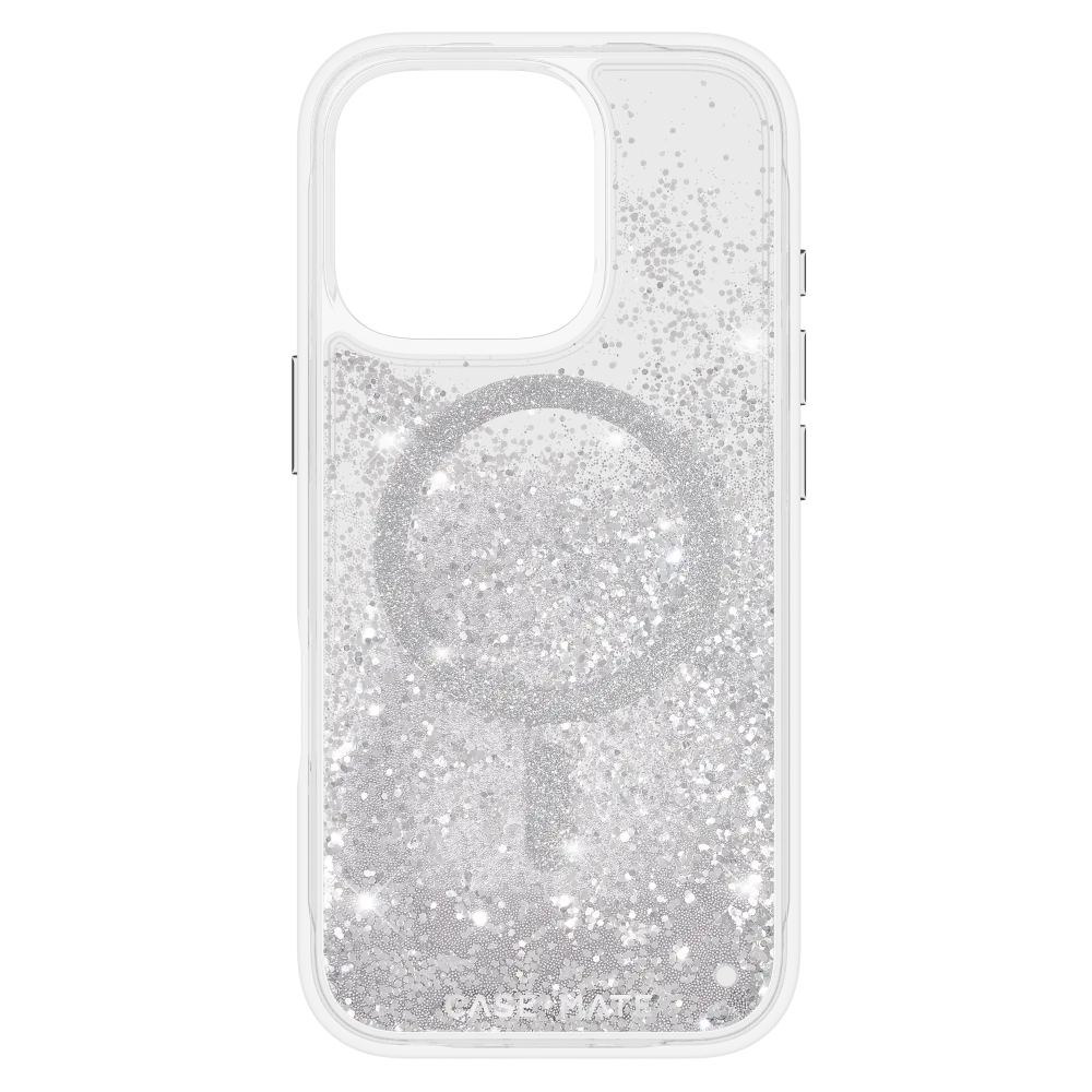 Case-Mate - Waterfall Case for Apple iPhone 16 Pro - Silver