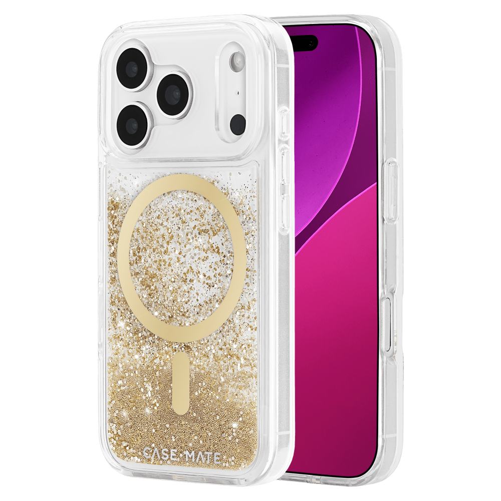 Case-Mate - Waterfall MagSafe Case for Apple iPhone 17 Pro - Gold