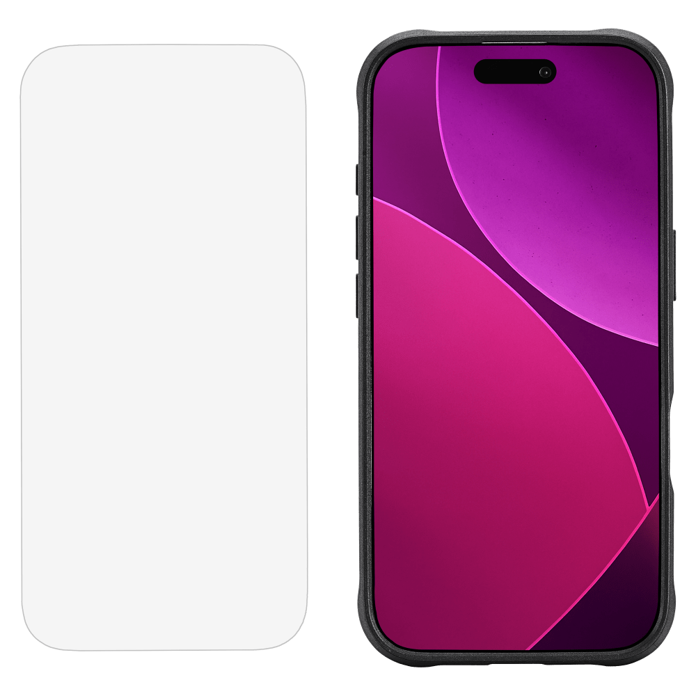 Case-Mate - Protection Pack Tough MagSafe Case and Glass Screen Protector for Apple iPhone 17 - Black