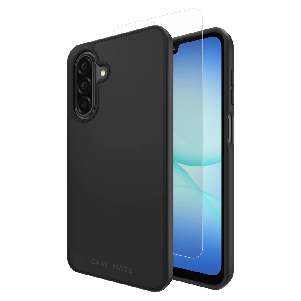 Case-Mate - Bundle Pack Tough Case and Glass Screen Protector for Samsung Galaxy A17 5G - Black