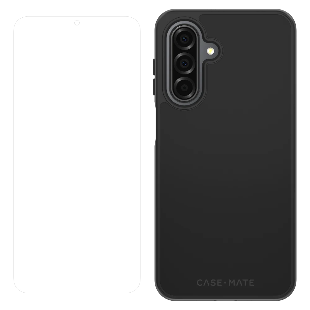 Case-Mate - Bundle Pack Tough Case and Glass Screen Protector for Samsung Galaxy A17 5G - Black