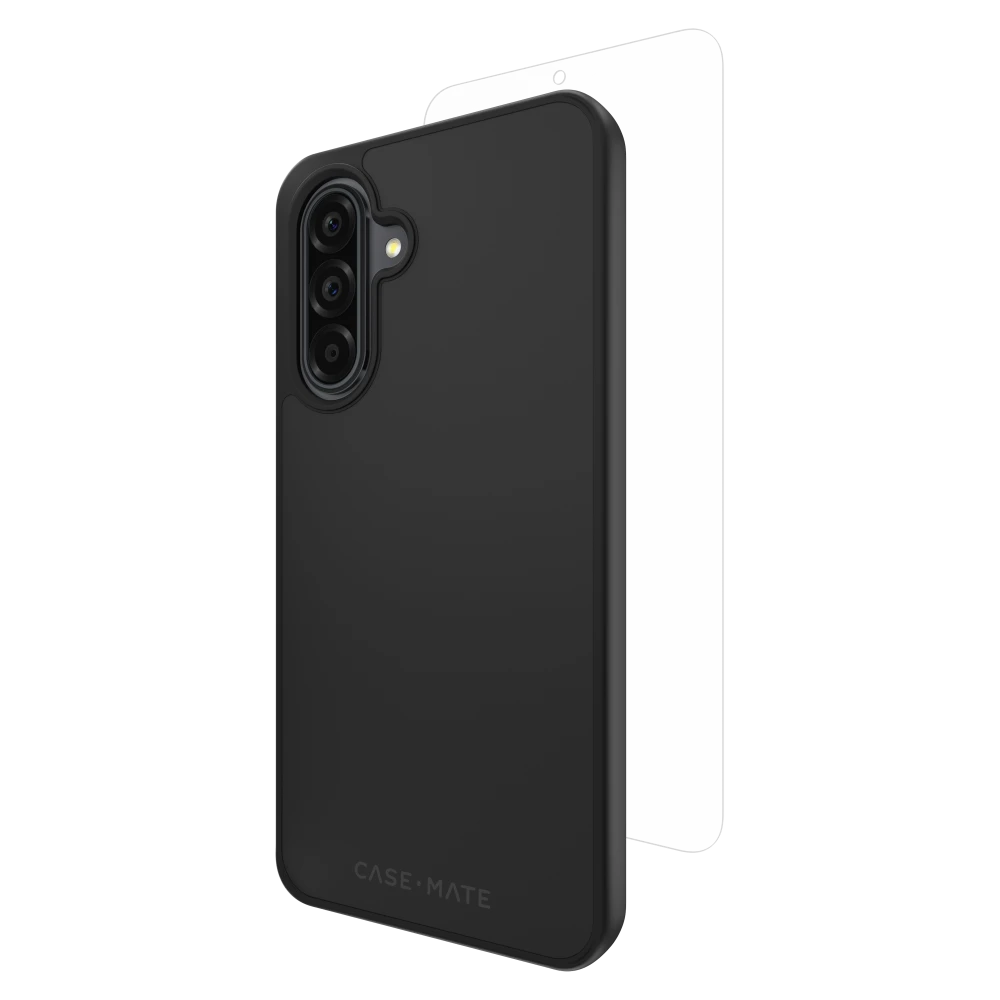 Case-Mate - Bundle Pack Tough Case and Glass Screen Protector for Samsung Galaxy A17 5G - Black