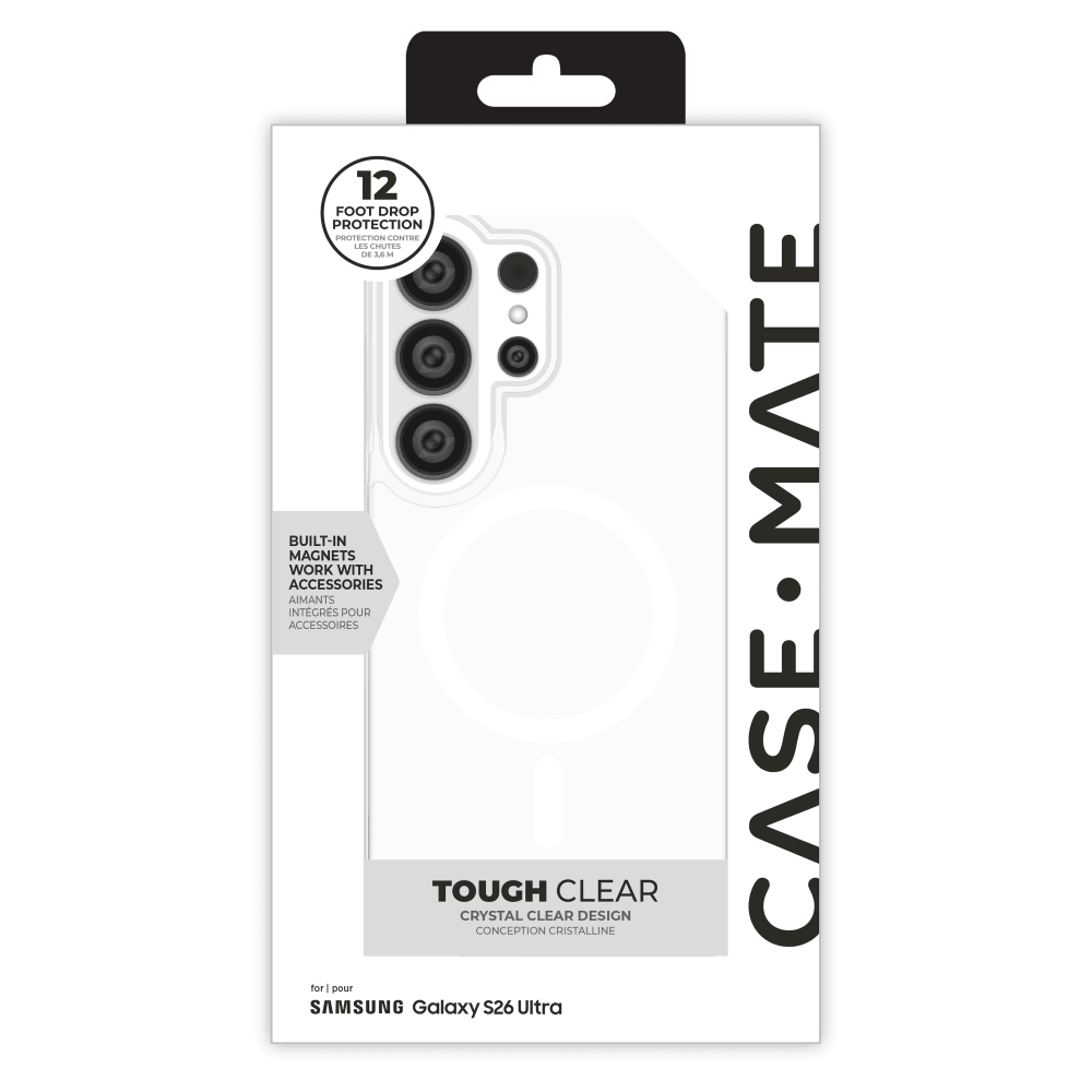 Case-Mate - Tough Case with Magnet for Samsung Galaxy S26 Ultra - Clear