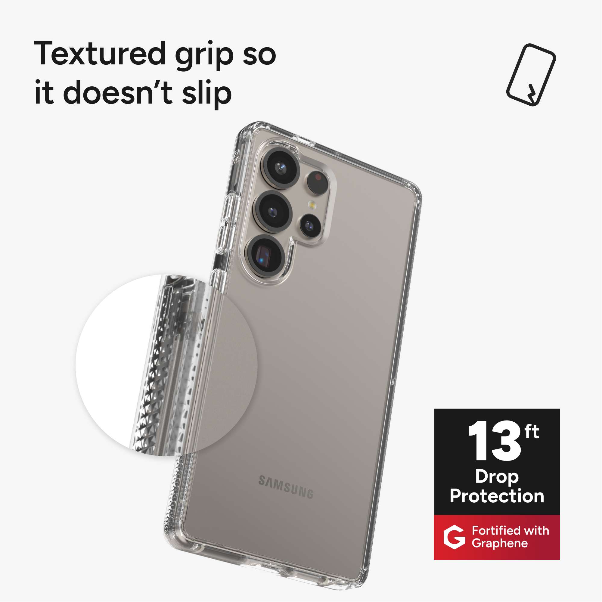 ZAGG - Crystal Palace Case for Samsung Galaxy S25 Ultra