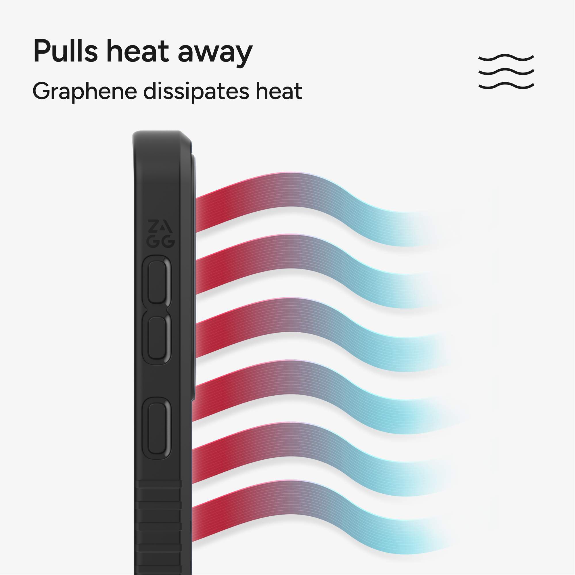 ZAGG - Crystal Palace Case with Kick Stand for Samsung Galaxy S25 Plus