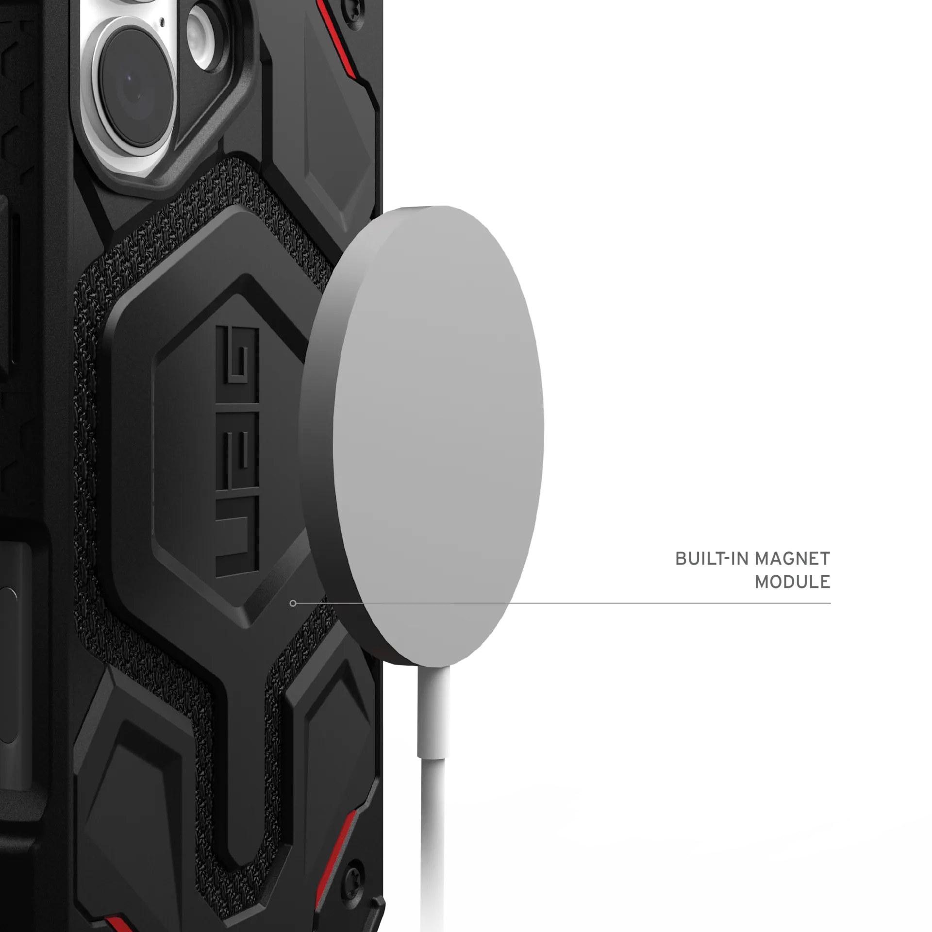 Urban Armor Gear (UAG) - Monarch Pro MagSafe Case for Apple iPhone 16 Plus - Kevlar Black