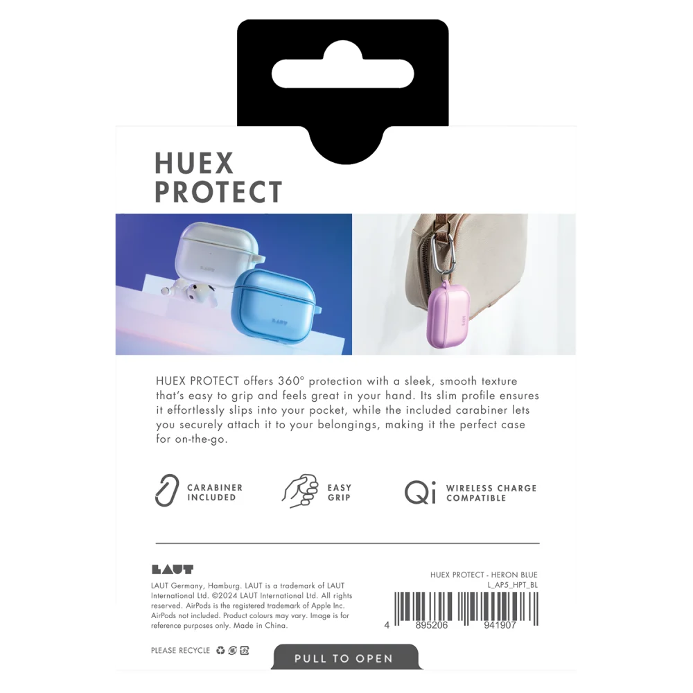 Laut - HUEX PROTECT Case for Apple AirPods 4 - Heron Blue