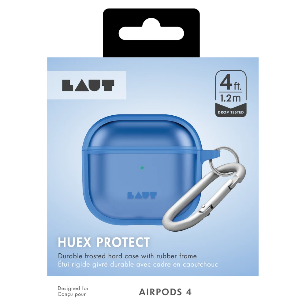 Laut - HUEX PROTECT Case for Apple AirPods 4 - Heron Blue