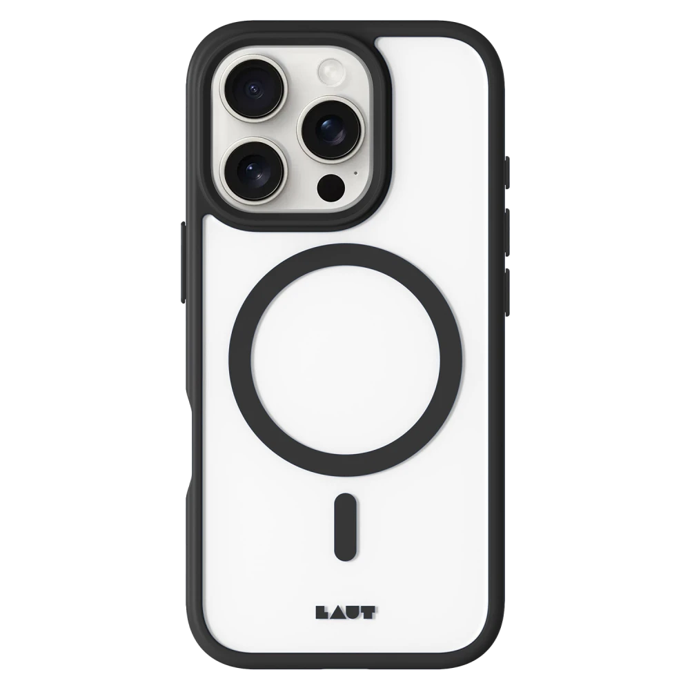 Laut - Crystal Matter MagSafe Case for Apple iPhone 16 Pro Max - Black