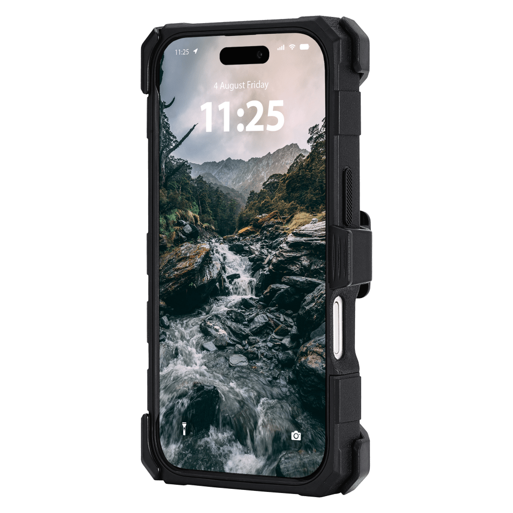 Pelican - Shield MagSafe Case with Holster for Apple iPhone 17 Pro - Carbon Fiber