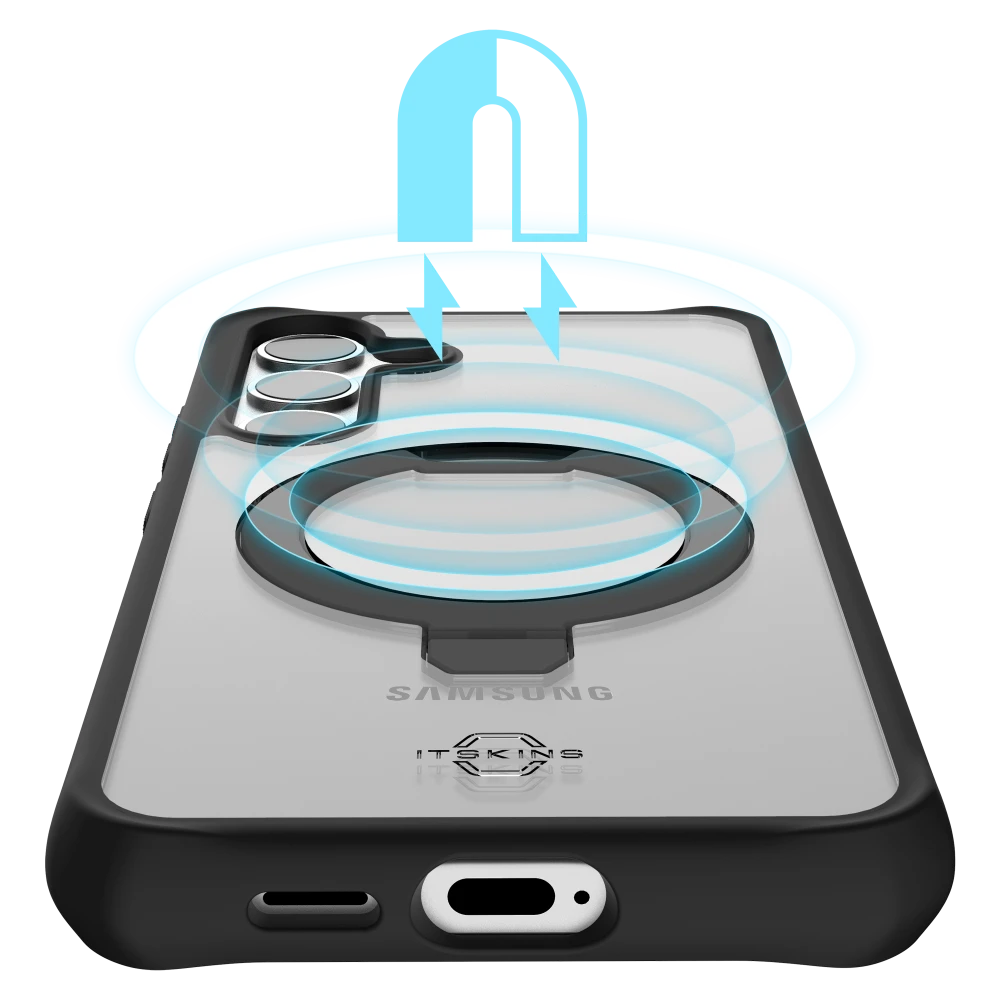 ITSKINS - Hybrid_R Frost MagSafe Case with Stand for Samsung Galaxy S24