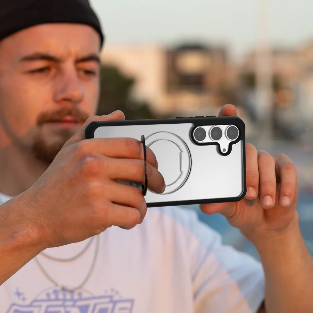 ITSKINS - Hybrid_R Frost MagSafe Case with Stand for Samsung Galaxy S24