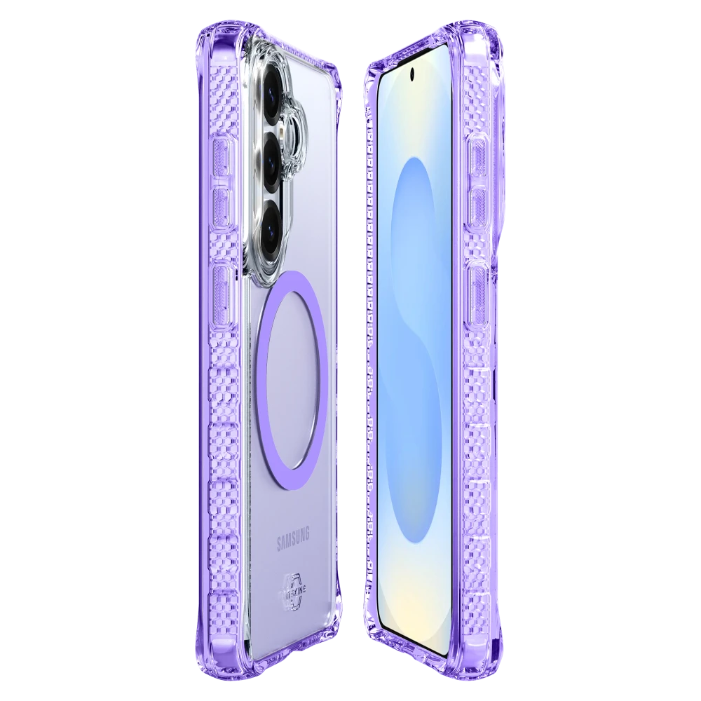 ITSKINS - Hybrid_R Clear MagSafe Case for Samsung Galaxy S26 - Light Purple