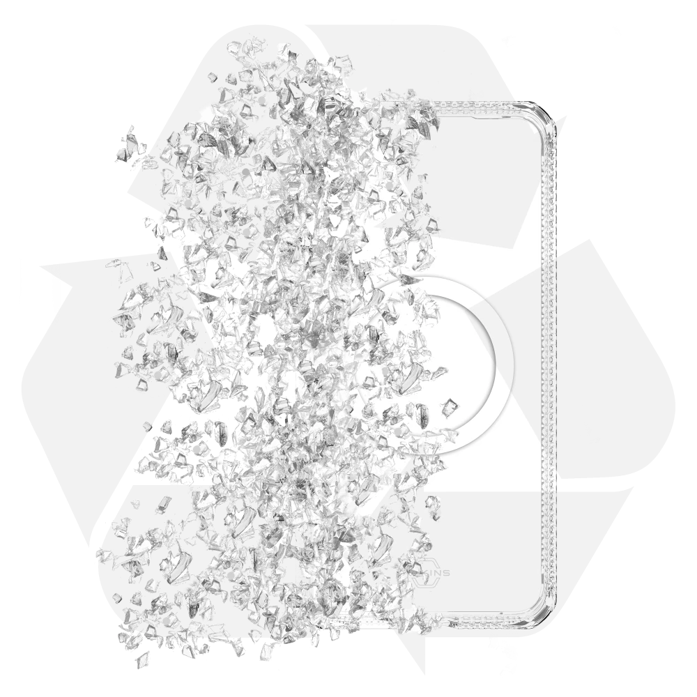 ITSKINS - Hybrid_R Clear MagSafe Case for Samsung Galaxy S25 Plus