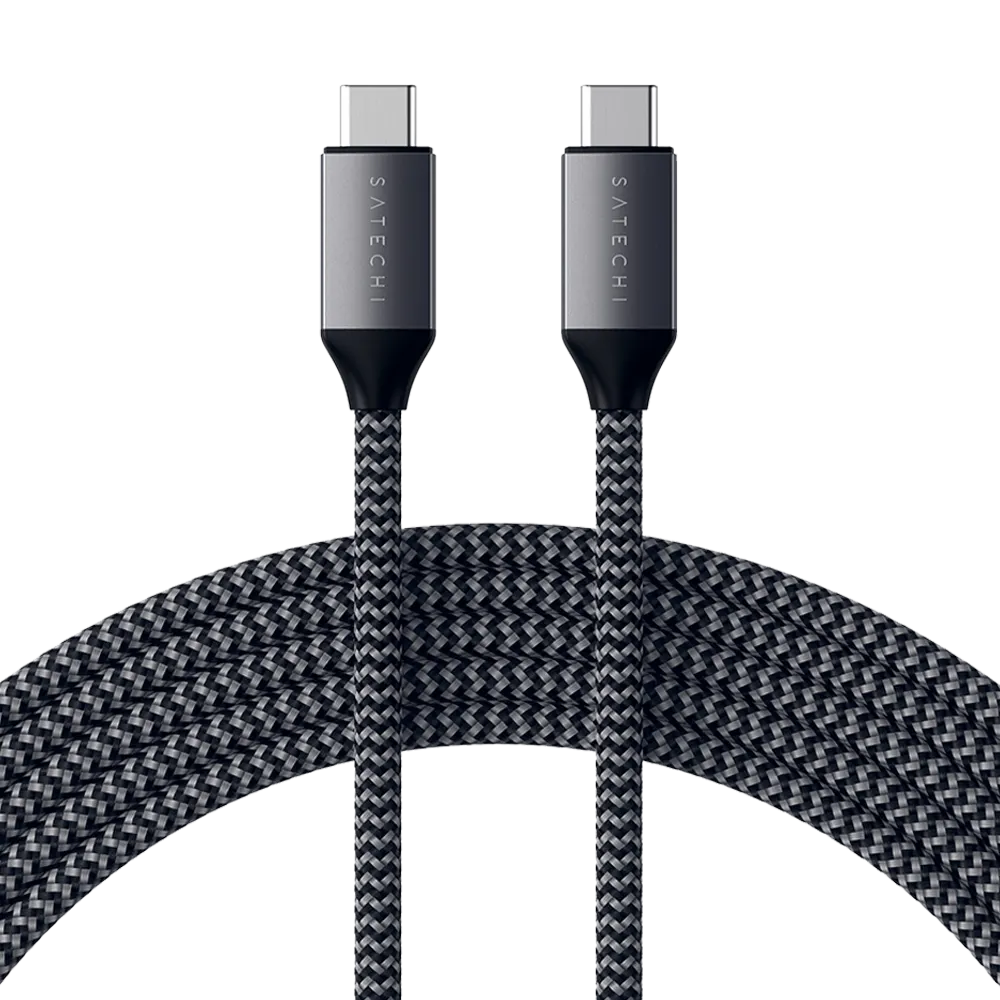 Satechi - USB C to USB C 100W Cable 6.5ft - Space Gray