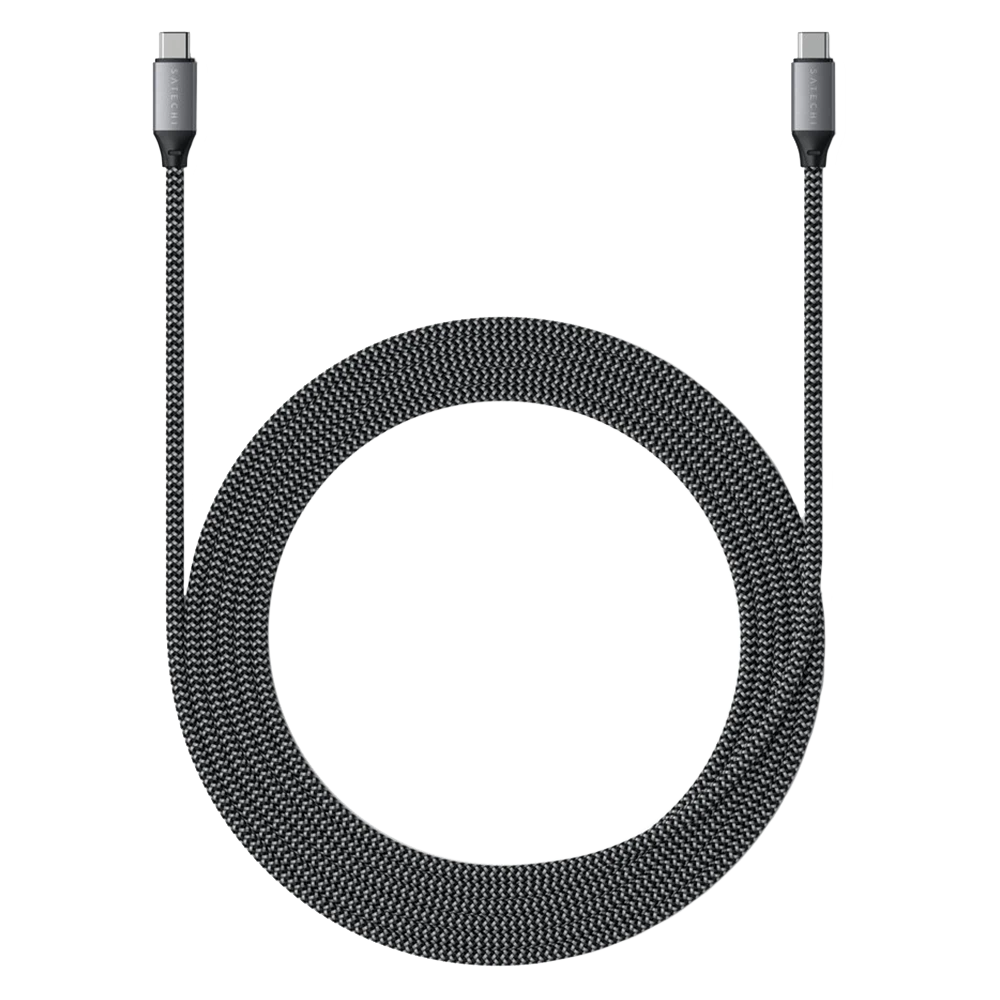 Satechi - USB C to USB C 100W Cable 6.5ft - Space Gray