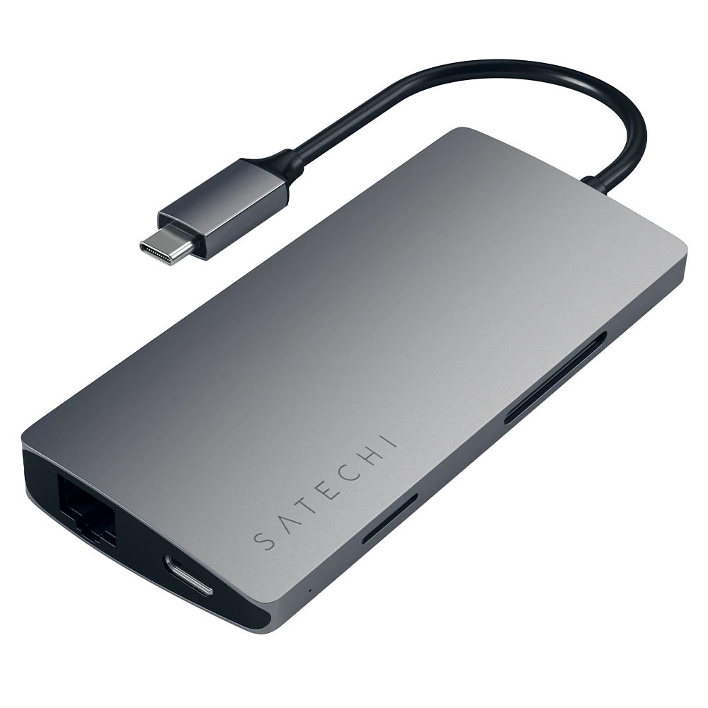 Satechi - Type C to Multi Port Adapter 4K Ethernet V2 - Space Gray