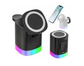 Chargeworx 3-In-1 Multi-Charging Stand with RGB Lighting