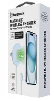 Chargeworx Magnetic Wireless Charger Ring and Stand