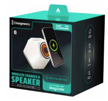 ChargeWorx MagSafe Wireless Charging Speaker