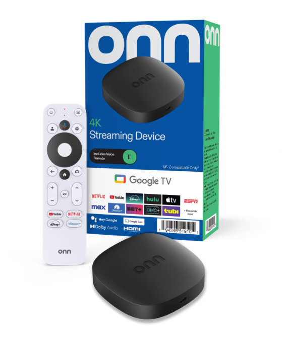 Onn Android TV 4K UHD Streaming Box
