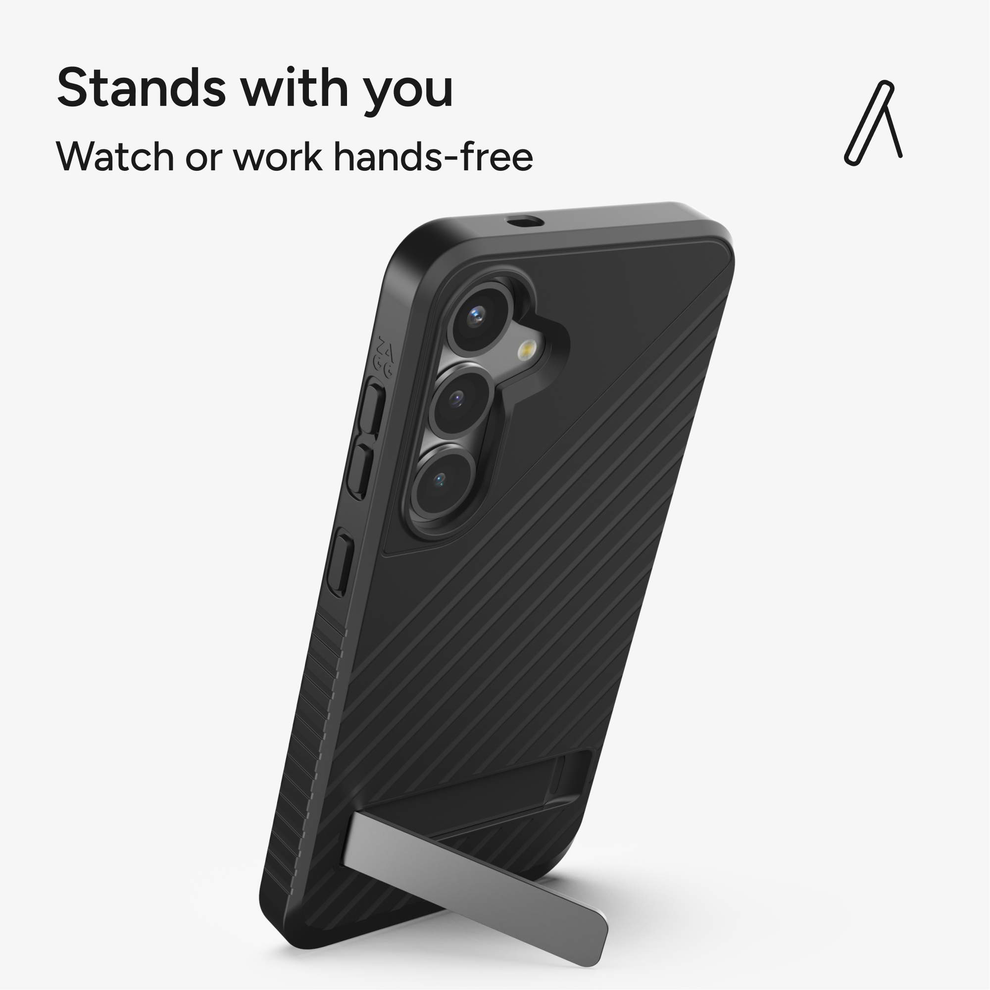 ZAGG - Denali Case with Kick Stand for Samsung Galaxy S25 Plus