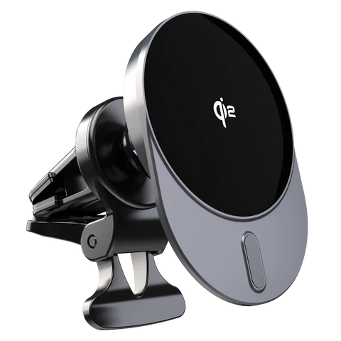 TekYa Qi MagMount2 3 in 1 Fast Magnetic Wireless Car Charger Dash and Vent Mount