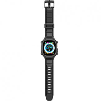 Spigen Rugged Armor Case Compatible with Apple Watch Ultra 2/1 49mm - Black
